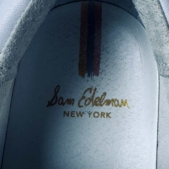 Sam Edelman Ethyl Leather Sneakers Women's Size 7 - Picture 11 of 13